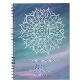 Cuaderno Diario de amor Hooponopono para la meditación de l