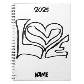 Cuaderno Diario de amor personalizado