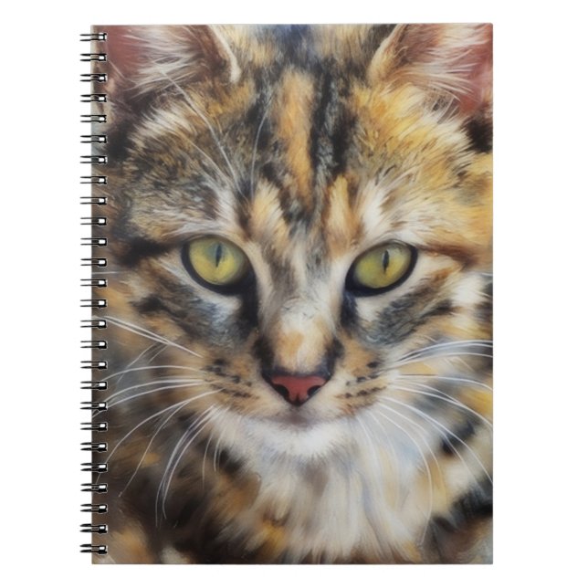 Cuaderno Diario de arte Cat Lover Calico (Frente)