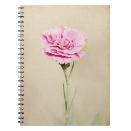 Cuaderno Diario de arte de las flores de color rosa