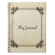 Diario de aspecto antiguo del marco celta