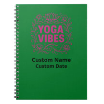 Diario de atención al yoga vibes Lotus Vines