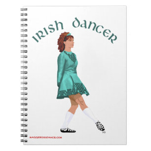 Cuaderno Diario de Bailarín de Step Irlandés - Zapato Bland