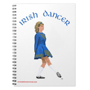 Cuaderno Diario de Bailarín de Step Irlandés - Zapato Bland
