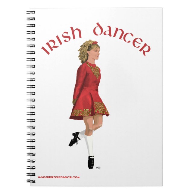 Cuaderno Diario de Bailarín de Step Irlandés - Zapato Bland (Frente)