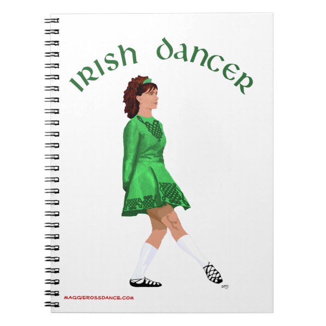 Cuaderno Diario de bailarín de step irlandés - Zapato suave (Frente)