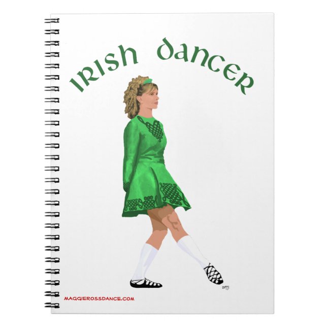 Cuaderno Diario de bailarín de step irlandés - Zapato suave (Frente)