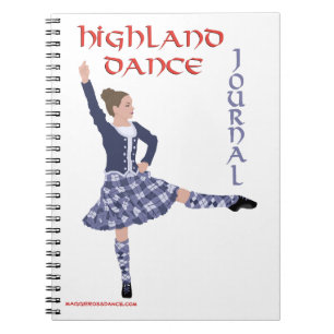 Cuaderno Diario de baile de las Highlands escocesas