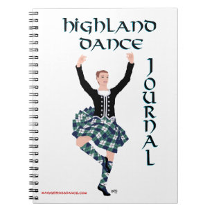 Cuaderno Diario de baile de las Highlands escocesas