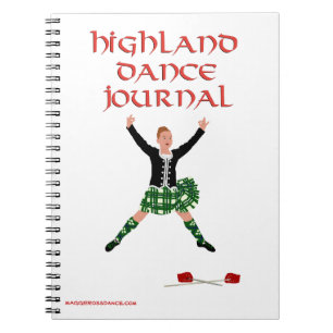 Cuaderno Diario de baile de las Tierras Altas de Escocia