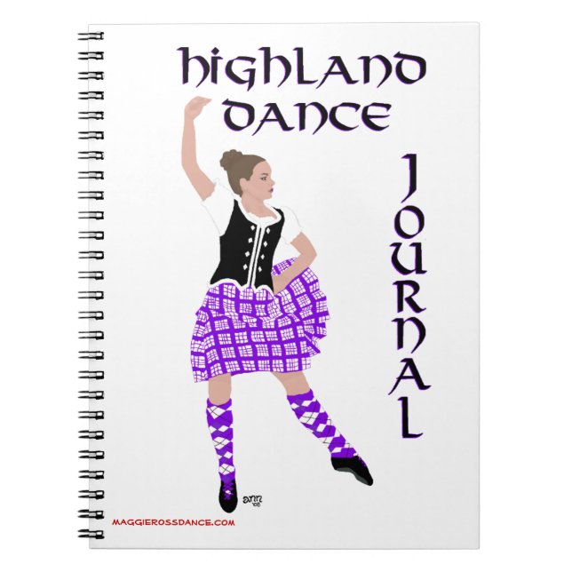 Cuaderno Diario de Baile de las Tierras Altas de Escocia (Frente)