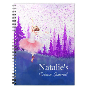 Cuaderno diario de baile personalizado