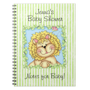 Cuaderno Diario de BaZooples Baby Shower