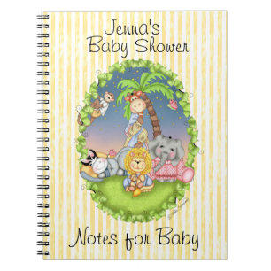Cuaderno Diario de BaZooples Baby Shower