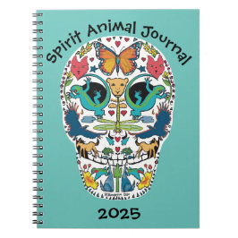 Cuaderno Diario de bloc de notas de cráneo de azúcar