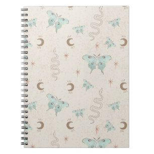 Cuaderno Diario de bloc de notas estético con aspecto de br