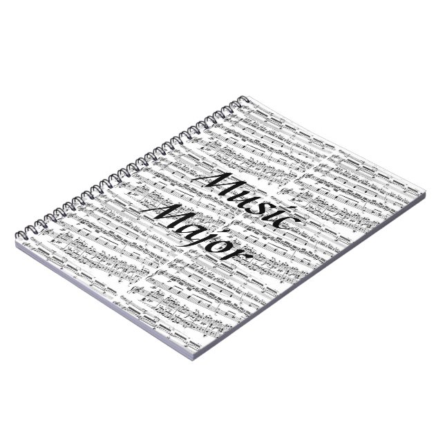 Cuaderno Diario de bloc de notas principal de música (Lado Izquierdo)