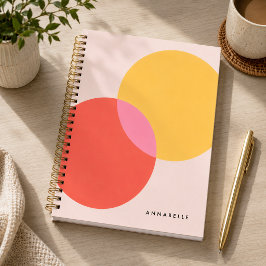 Cuaderno | Diario de Bloques de Color Abstracto Pe
