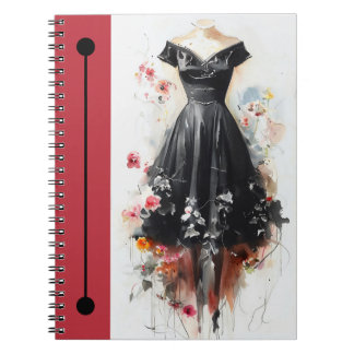 Cuaderno Diario de bocetos de silueta elegante
