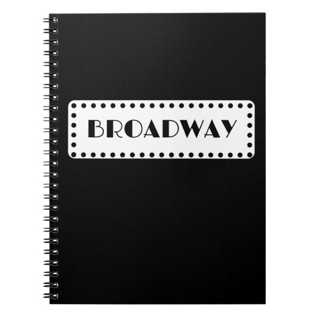 Cuaderno Diario de Broadway (Frente)