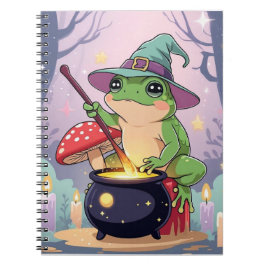 Cuaderno Diario de Bruja Rana – Rana Poción Kawaii