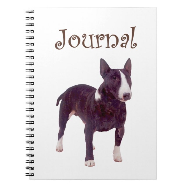 Cuaderno Diario de Bull Terrier (Frente)