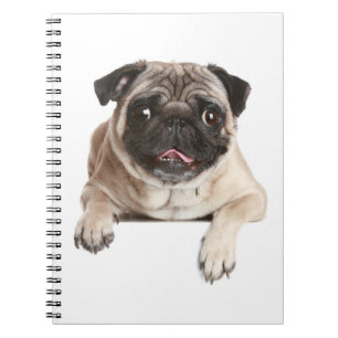 Cuaderno / Diario de cachorro de pug amoroso