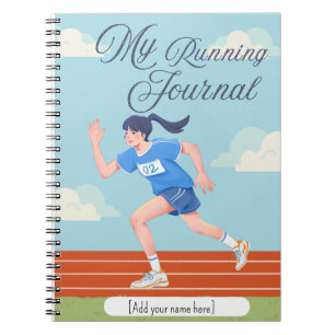 Cuaderno Diario de Carrera Rastreador de Fitness Personal