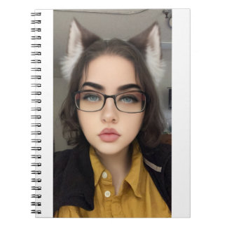 Cuaderno Diario de Chica de Lobo Cute