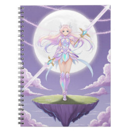 Cuaderno Diario de Chica mágico Pastel - Guerrero lunar