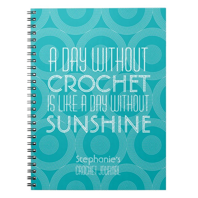 Cuaderno Diario de combinación de Personalizado de patrón g (Frente)