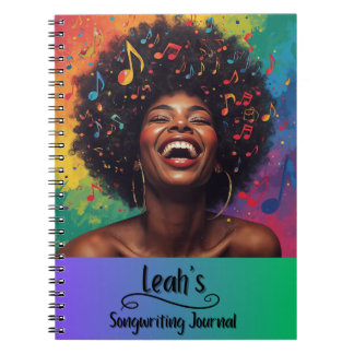 Cuaderno Diario de composición de canciones de Rap Hip Hop
