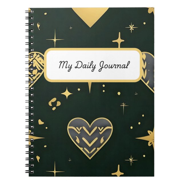 Cuaderno Diario de corazones (Frente)