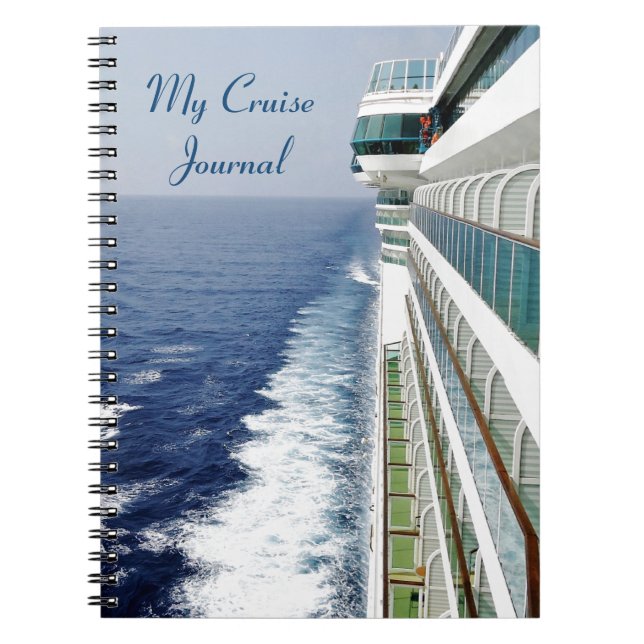 Cuaderno Diario de crucero de fila de balcón (Frente)