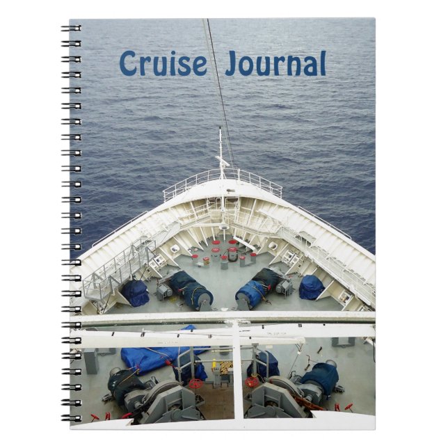 Cuaderno Diario de crucero para empresas (Frente)