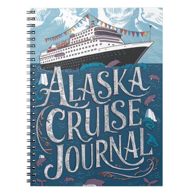 Cuaderno Diario de crucero por Alaska (Frente)