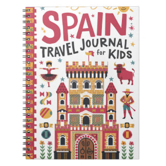 Cuaderno Diario de crucero por España para niños