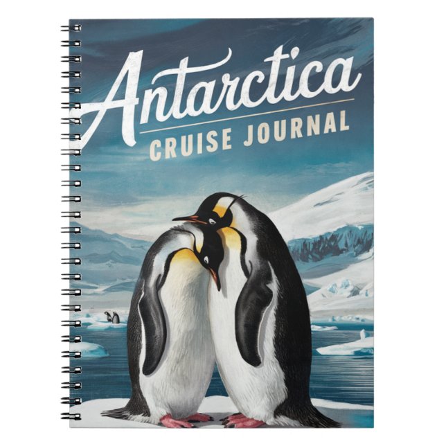 Cuaderno Diario de cruceros Antártico (Frente)