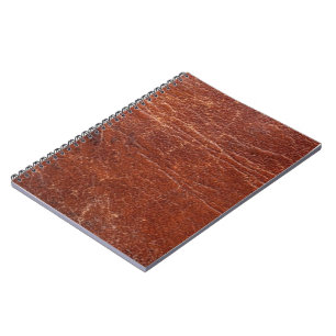Cuaderno diario de cuero rellenado