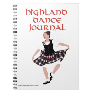 Cuaderno Diario de danza de las Highlands escocesas