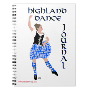 Cuaderno Diario de danza de las Highlands escocesas