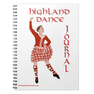 Cuaderno Diario de danza de las Highlands escocesas