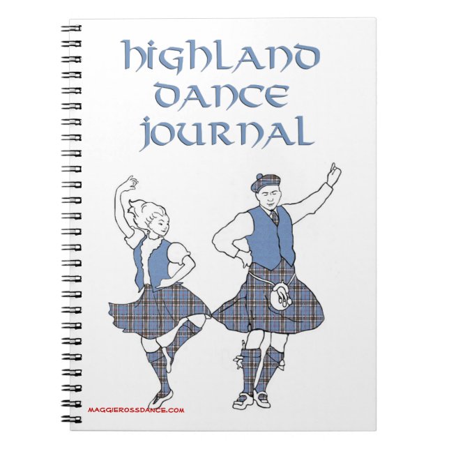 Cuaderno Diario de danza de las Highlands escocesas (Frente)