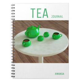 Cuaderno Diario de degustación de té y portátil para beber