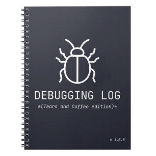 Cuaderno Diario de Depuración Edición Lágrimas y Café Progr