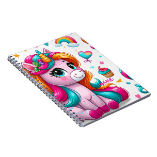 Cuaderno Diario de Dibujo de Unicornio Mágico