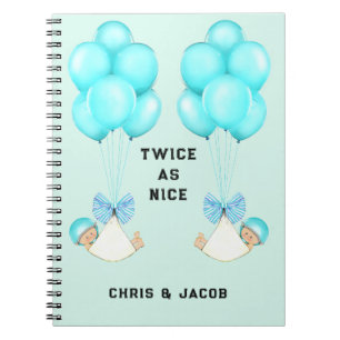 Cuaderno Diario de Embarazo de Gemelos