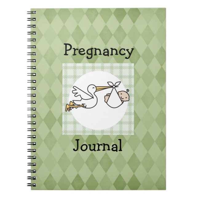Cuaderno Diario de Embarazo de la Tormenta (Frente)