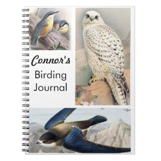 Cuaderno Diario de encargo personalizado de Birding