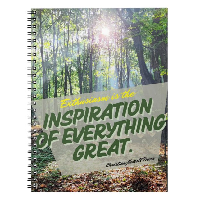 Cuaderno Diario de entusiasmo (Frente)